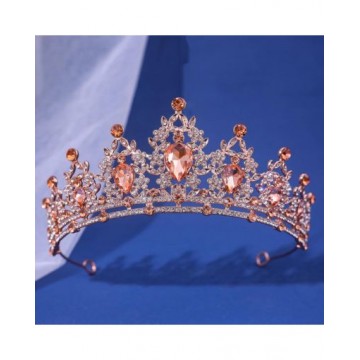 Rhinestone Rose Gold Crown