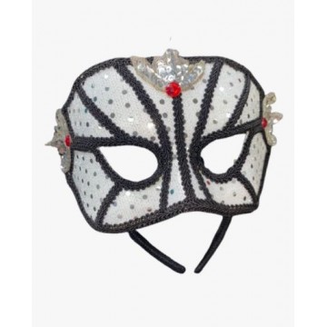 FORUM NOVELTIES SILVER VENETIAN MASK