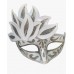 ELEGANT MASQ WHITE & SILVER MASK