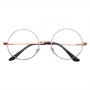 X-Mas Round Santa Claus Glasses - Rose Gold