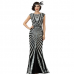 Dazzling Silver Flapper