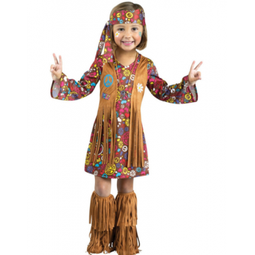 Peace & Love Hippie Girl Toddler