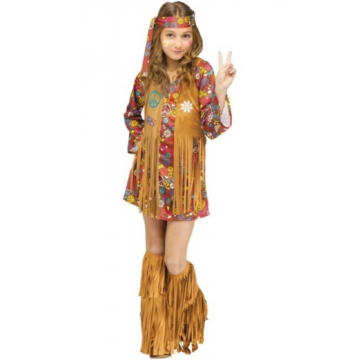 Peace & Love Hippie Girl