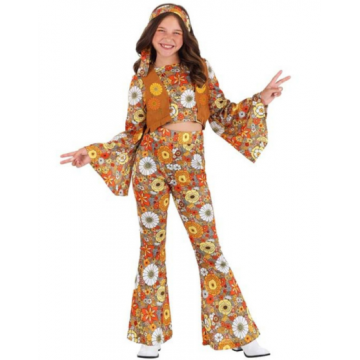 Autumn Flower Hippie Girl
