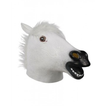White Horse Latex Mask