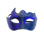Fowecelt Venetian Masquerade eyemask - Black/Blue