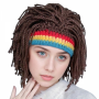 Rasta Wig Beanie - Brown