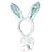Bunny Easter Accessories - White Sequin