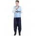 Traditional Korean Hanbok Blue