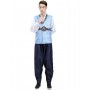 Traditional Korean Hanbok Blue