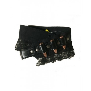 Steampunk Black Garter