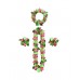 Flower Garland Hawaiian Set - Pink & Green