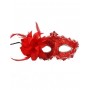 Lace Victorian Eye mask - Red
