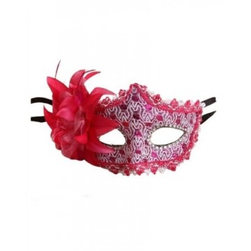 Lace Victorian Eye mask - Pink