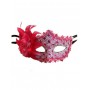 Lace Victorian Eye mask - Pink