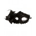 Lace Victorian Eye mask - Black