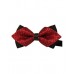 Bow tie Red & Black Checkered Diamond Tip