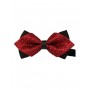 Bow tie Red & Black Checkered Diamond Tip