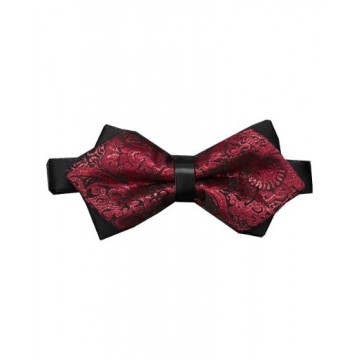 Bow tie Venetian Glitter Red Diamond Tip