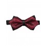 Bow tie Venetian Glitter Red Diamond Tip