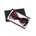 Bow tie Purple & Black with Gold tip