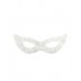 Sequin Cat Eye mask - White