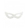 Sequin Cat Eye mask - White