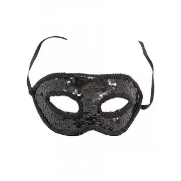 Sequin Masquerade Eye mask - Black
