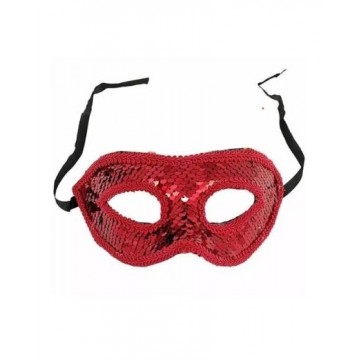 Sequin Masquerade Eye mask - Red