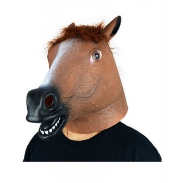 Brown Horse Latex Mask