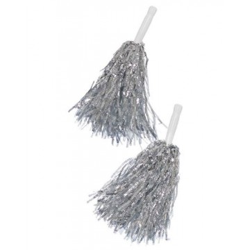 Pom Poms - Silver