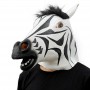 Zebra Latex Mask