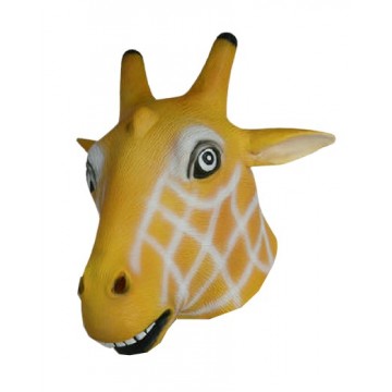 Giraffe Latex Mask
