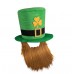 St Patrick Hat With Brown Beard