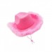 Fur Cowboy Hat -Pink