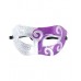 Swirly Colorful Eyemask (Silver/Purple)