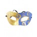 Swirly Colorful Eyemask (Gold/Blue)