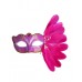 Masquerade Feather Eye mask - Pink