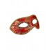 FLOWER MASK SEQUIN - RED