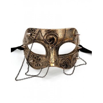 Steampunk Phantom Mask - Gold