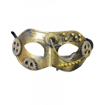 Steampunk vintage Gear Eye Mask - Gold