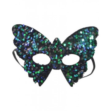 Pretty Butterfly Mask - Multi Green