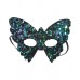 Pretty Butterfly Mask - Multi Green