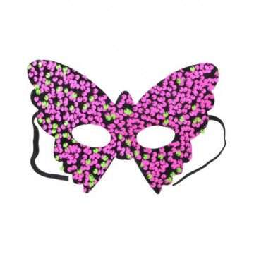 Pretty Butterfly Mask - Multi Pink