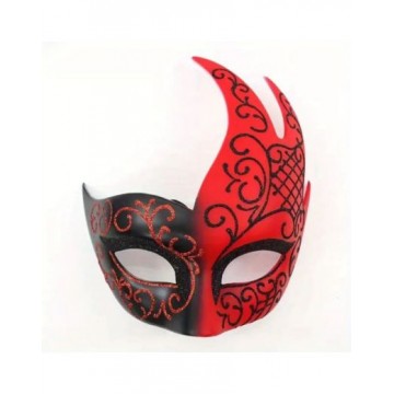 Flame Masq Mask - Red/Black