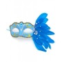 Masquerade Feather Eye mask - Blue