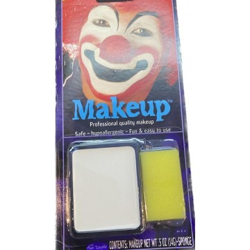 Clown Make up with sponge