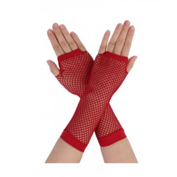 Gloves Fishnet - Red
