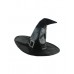 Leather Witch hat - Black