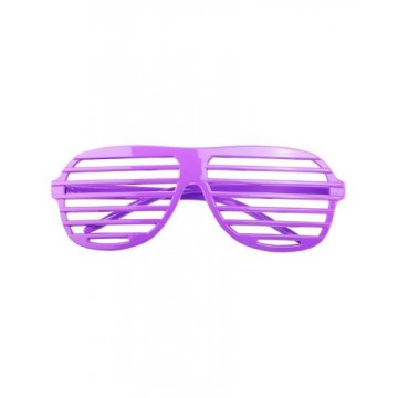 80s Shutter Shades - Purple